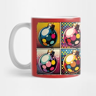 Bubbly Brilliance: A Pop Art Christmas Bubble Extravaganza - Classic Christmas Mug